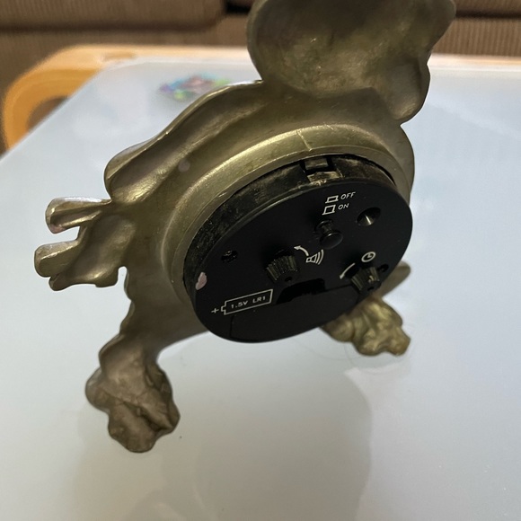 Seagull Pewter clock - Picture 2 of 2